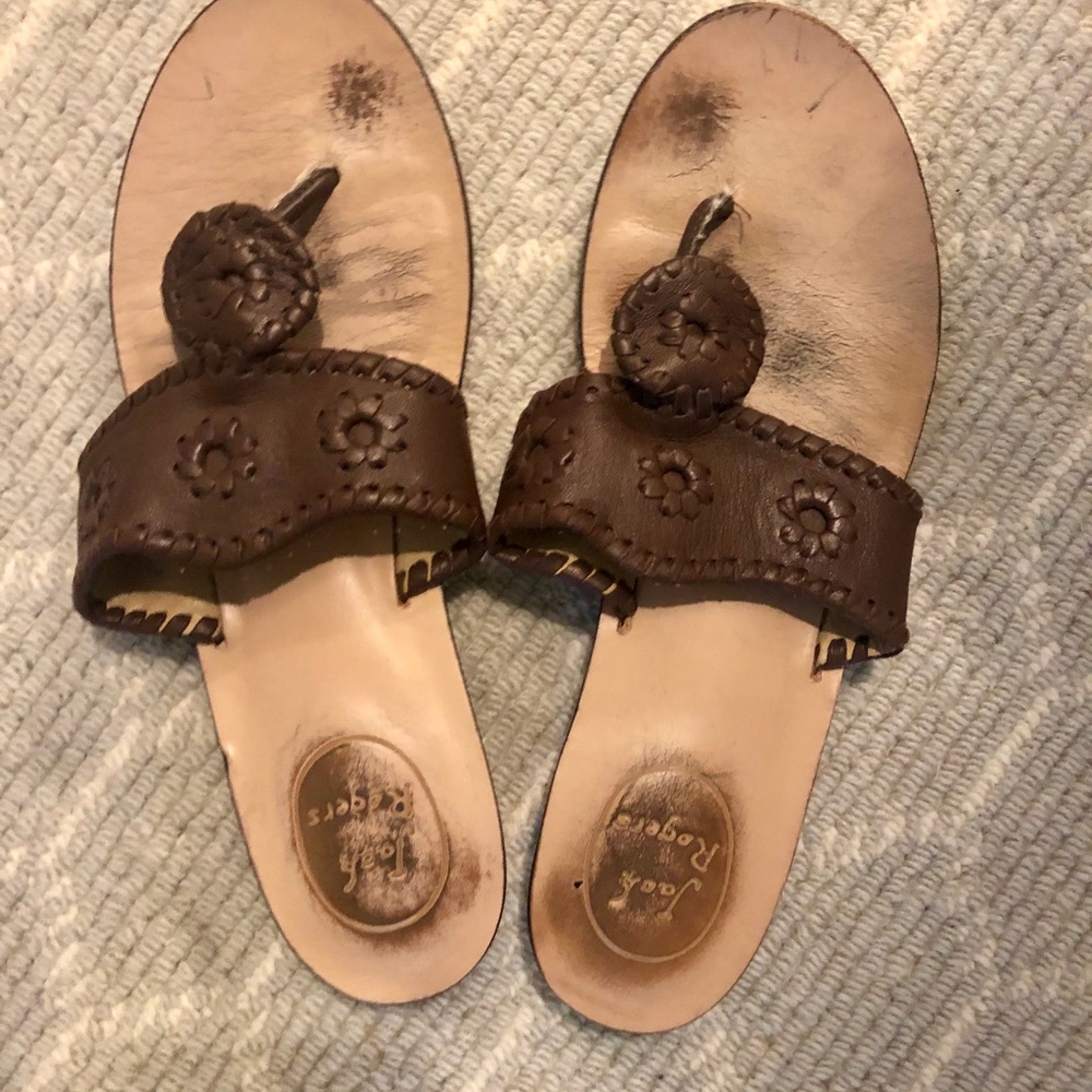 Brown Jack Rodgers with Cushioned Heel